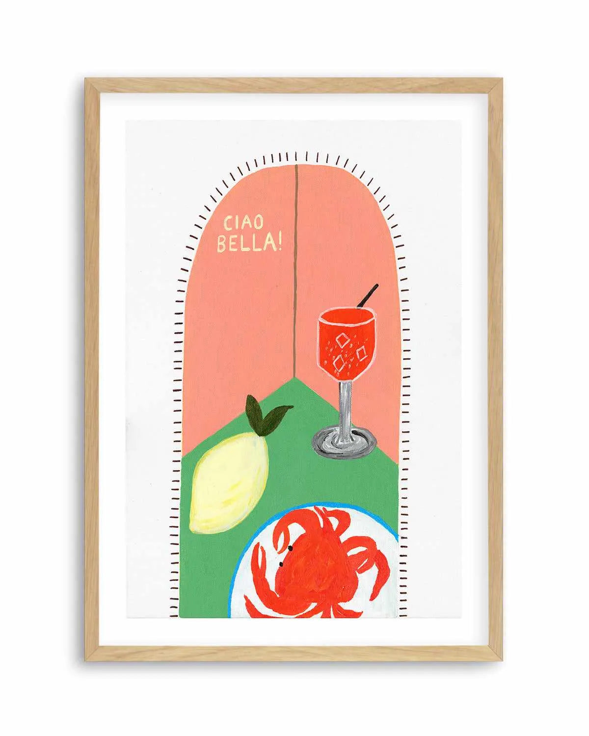 Ciao Bella II by Britney Turner Art Print from Olive et Oriel where you can shop wallpaper and artworks online