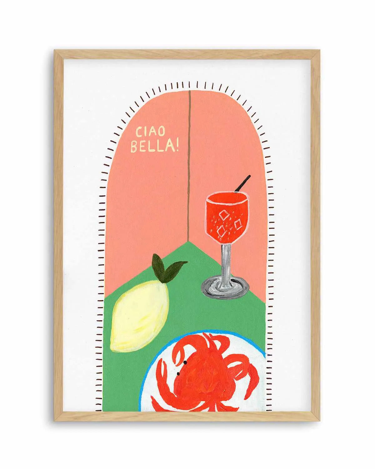 Ciao Bella II by Britney Turner Art Print from Olive et Oriel where you can shop wallpaper and artworks online