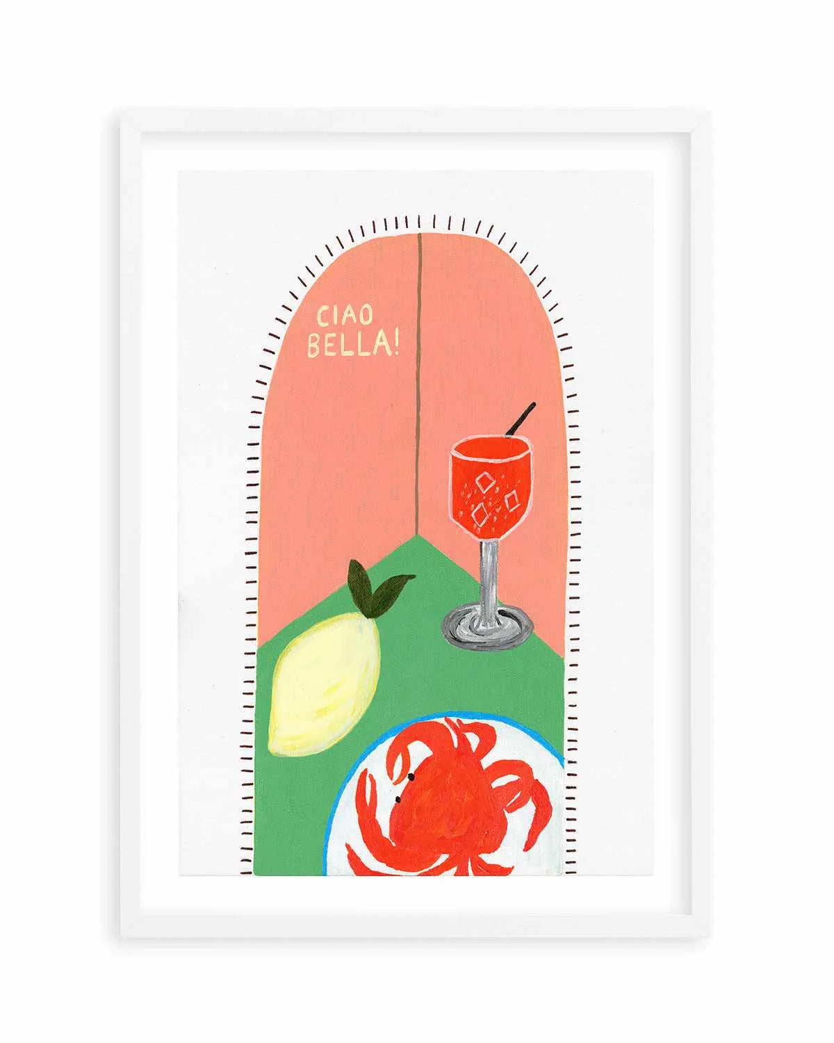 Ciao Bella II by Britney Turner Art Print from Olive et Oriel where you can shop wallpaper and artworks online