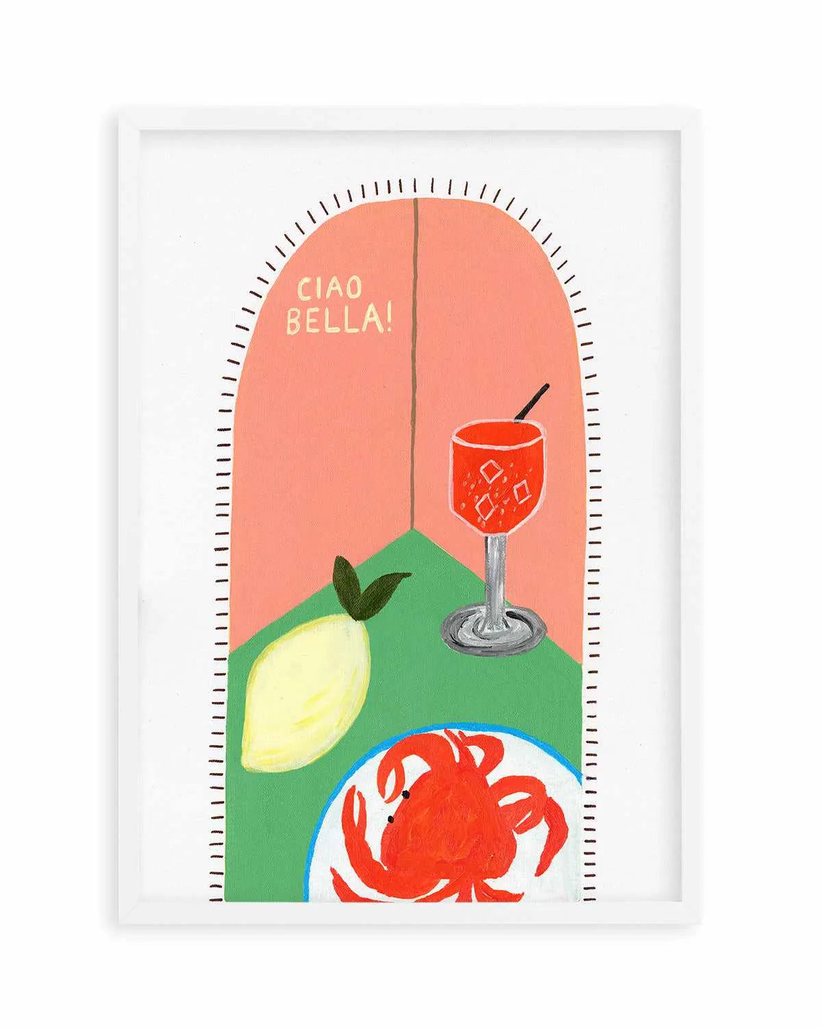 Ciao Bella II by Britney Turner Art Print from Olive et Oriel where you can shop wallpaper and artworks online