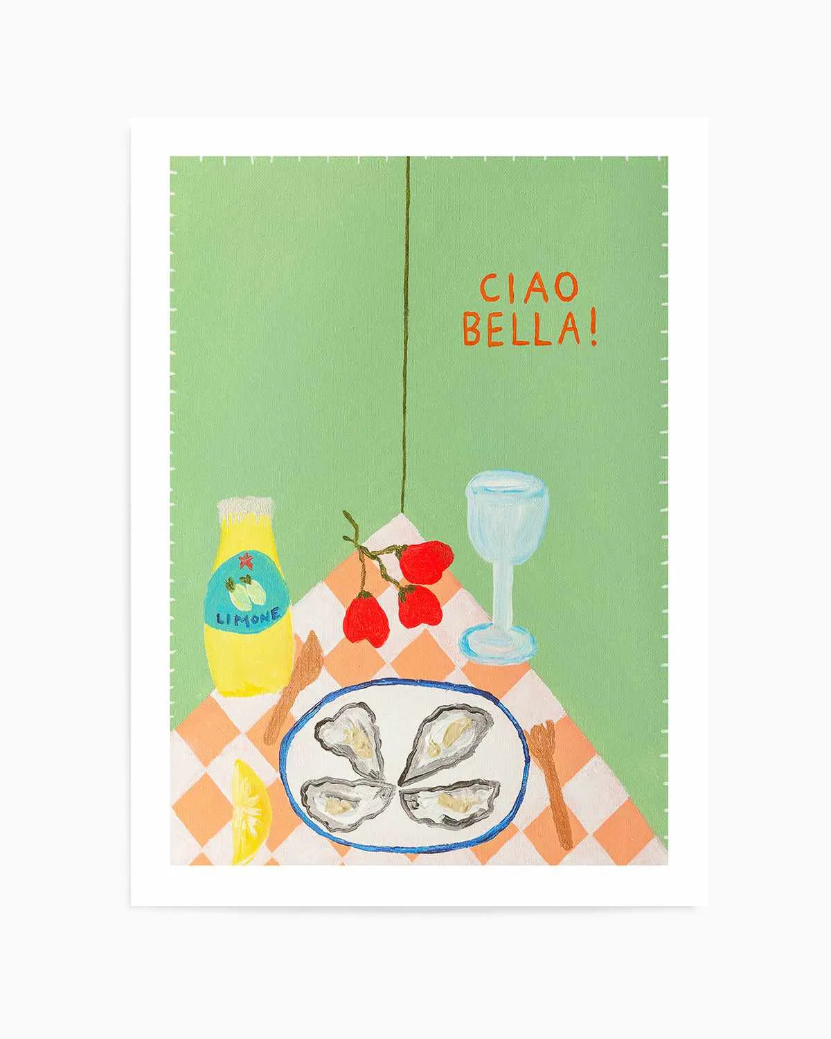 Ciao Bella by Britney Turner Art Print from Olive et Oriel where you can shop wallpaper and artworks online