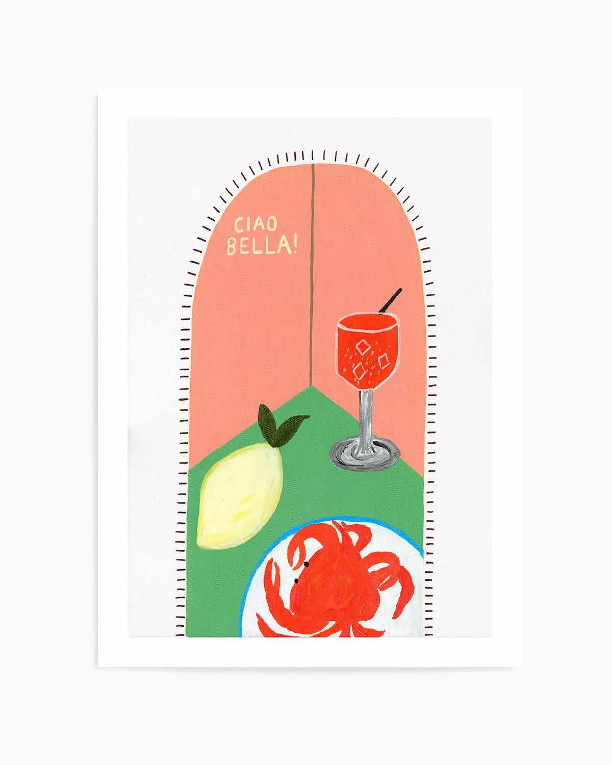 Ciao Bella II by Britney Turner Art Print from Olive et Oriel where you can shop wallpaper and artworks online