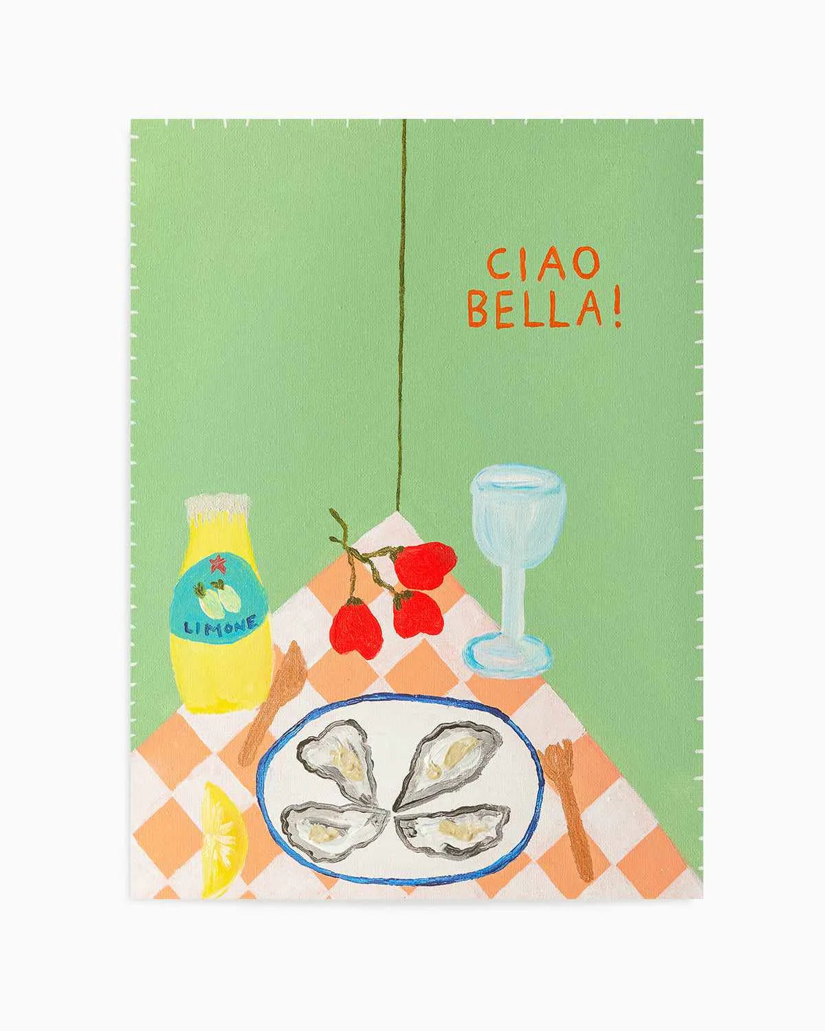 Ciao Bella by Britney Turner Art Print from Olive et Oriel where you can shop wallpaper and artworks online
