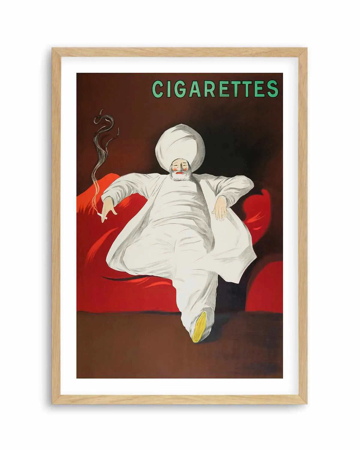 Cigarettes Vintage Poster Art Print from Olive et Oriel where you can shop wallpaper and artworks online