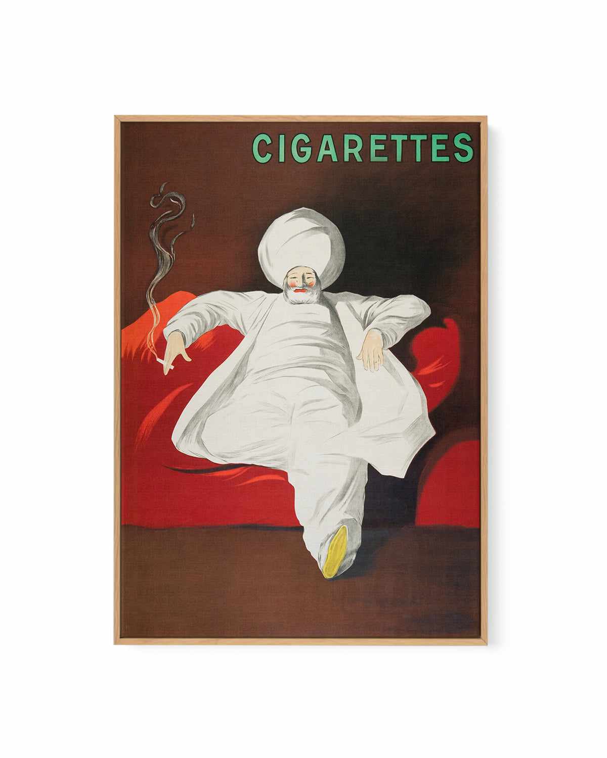 Cigarettes Vintage Poster | Framed Canvas Art Print