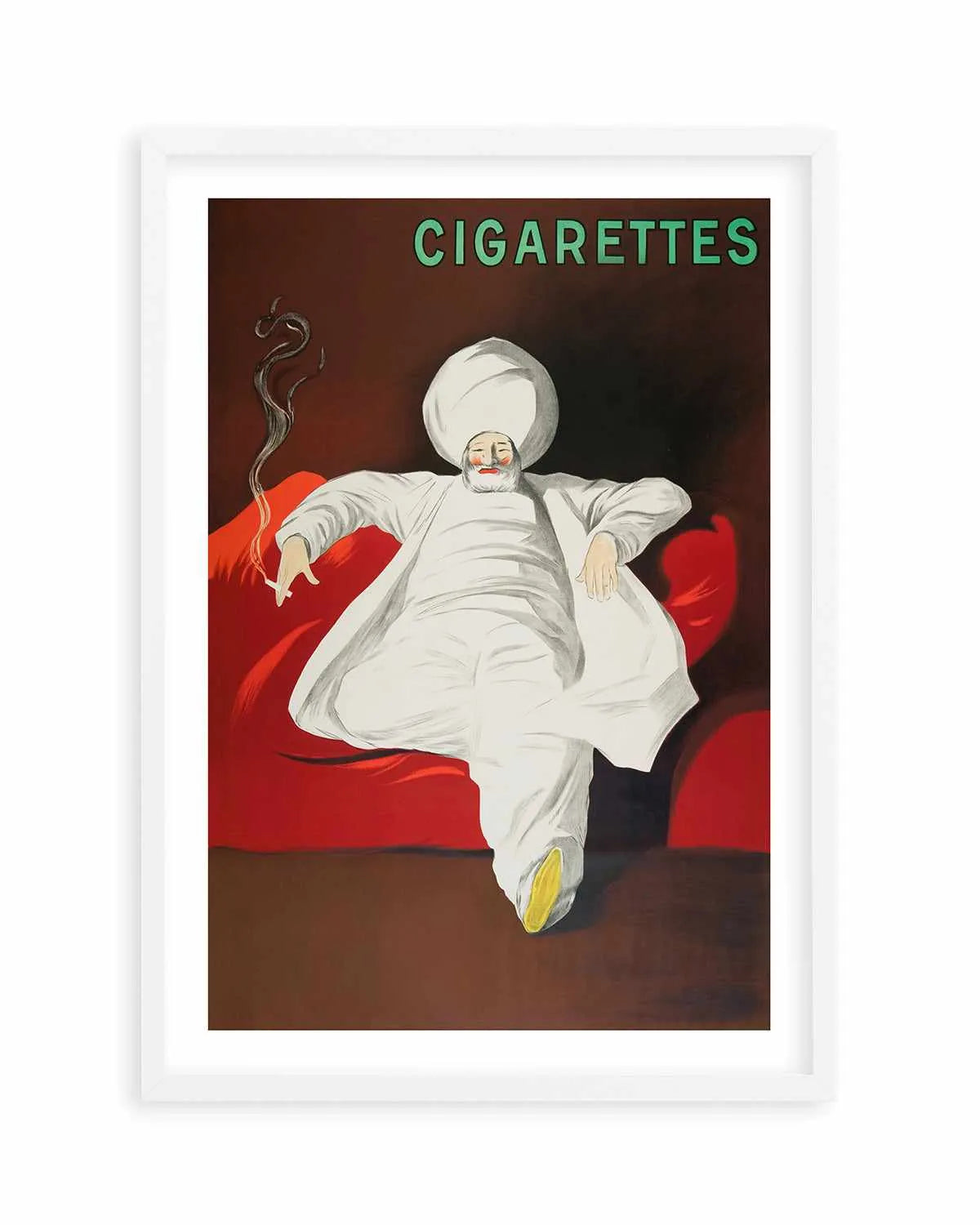 Cigarettes Vintage Poster Art Print from Olive et Oriel where you can shop wallpaper and artworks online