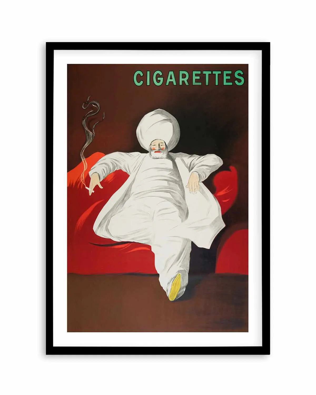 Cigarettes Vintage Poster Art Print from Olive et Oriel where you can shop wallpaper and artworks online