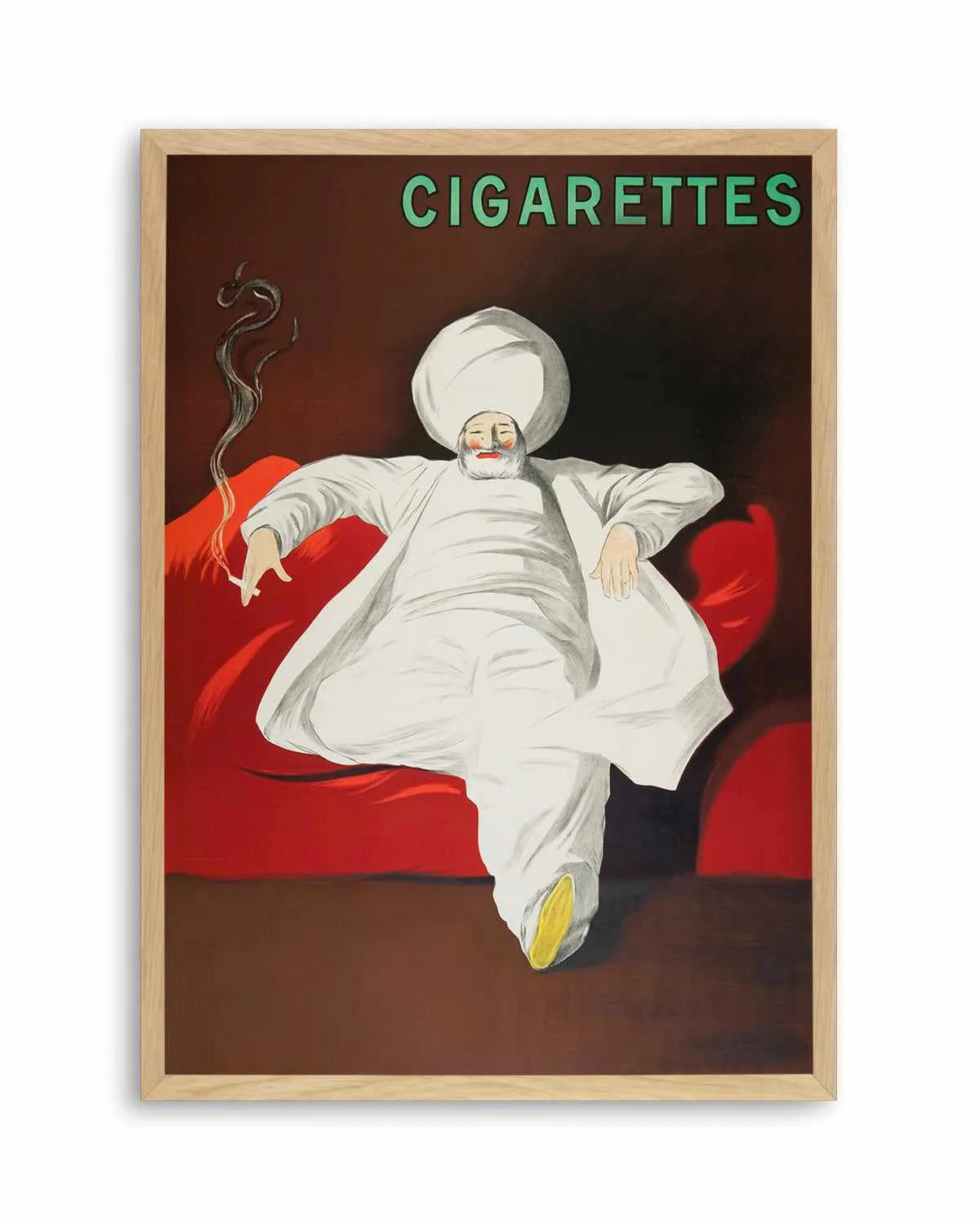 Cigarettes Vintage Poster Art Print from Olive et Oriel where you can shop wallpaper and artworks online