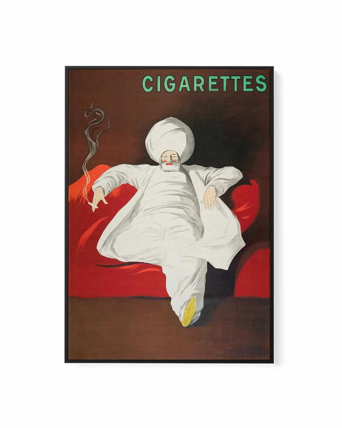 Cigarettes Vintage Poster | Framed Canvas Art Print from Olive et Oriel where you can shop wallpaper and artworks online