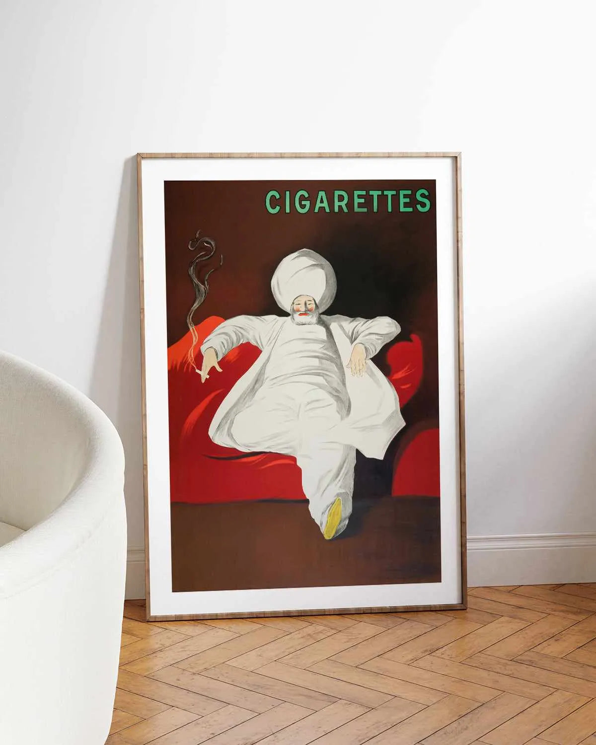 Cigarettes Vintage Poster Art Print from Olive et Oriel where you can shop wallpaper and artworks online