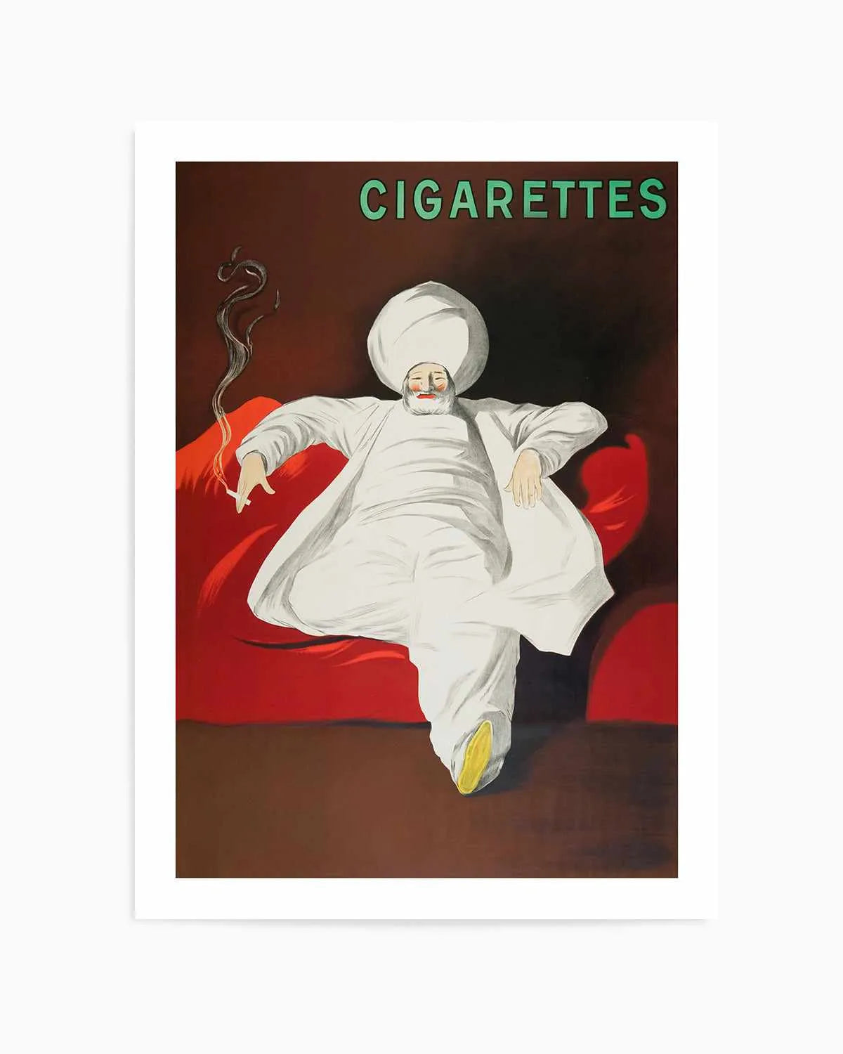 Cigarettes Vintage Poster Art Print from Olive et Oriel where you can shop wallpaper and artworks online