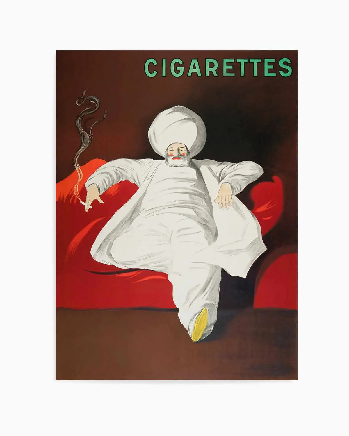 Cigarettes Vintage Poster Art Print from Olive et Oriel where you can shop wallpaper and artworks online