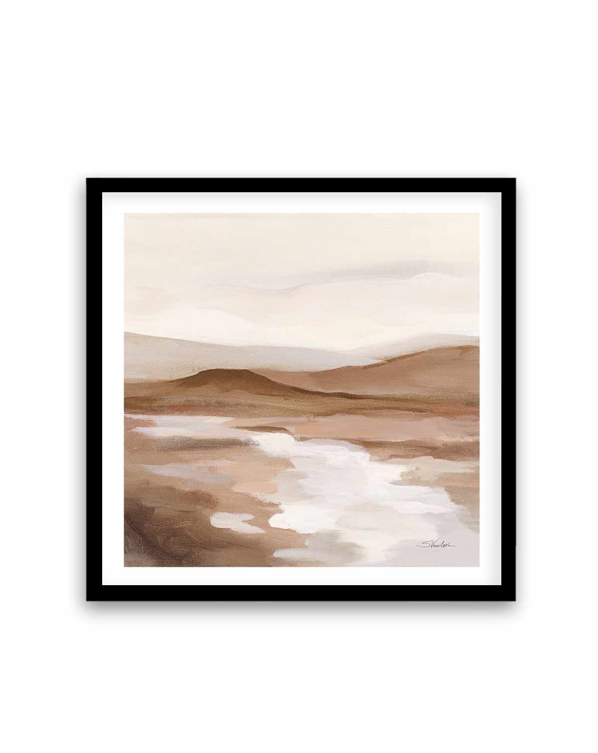 Cinnamon Riverbank II Light | Art Print