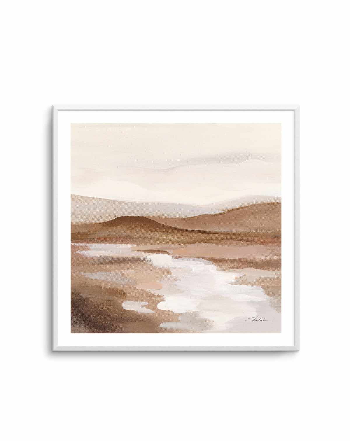 Cinnamon Riverbank II Light | Art Print