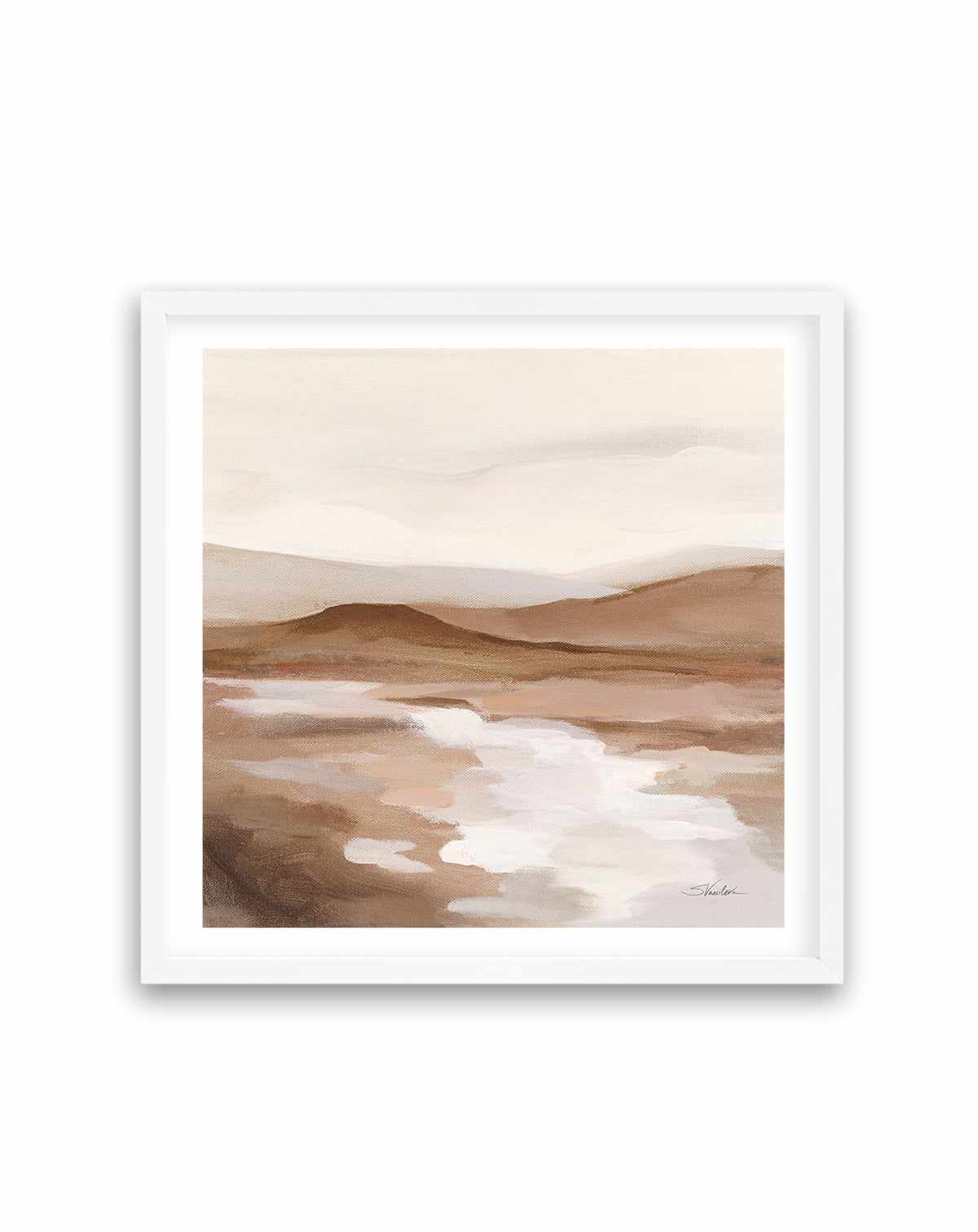 Cinnamon Riverbank II Light | Art Print