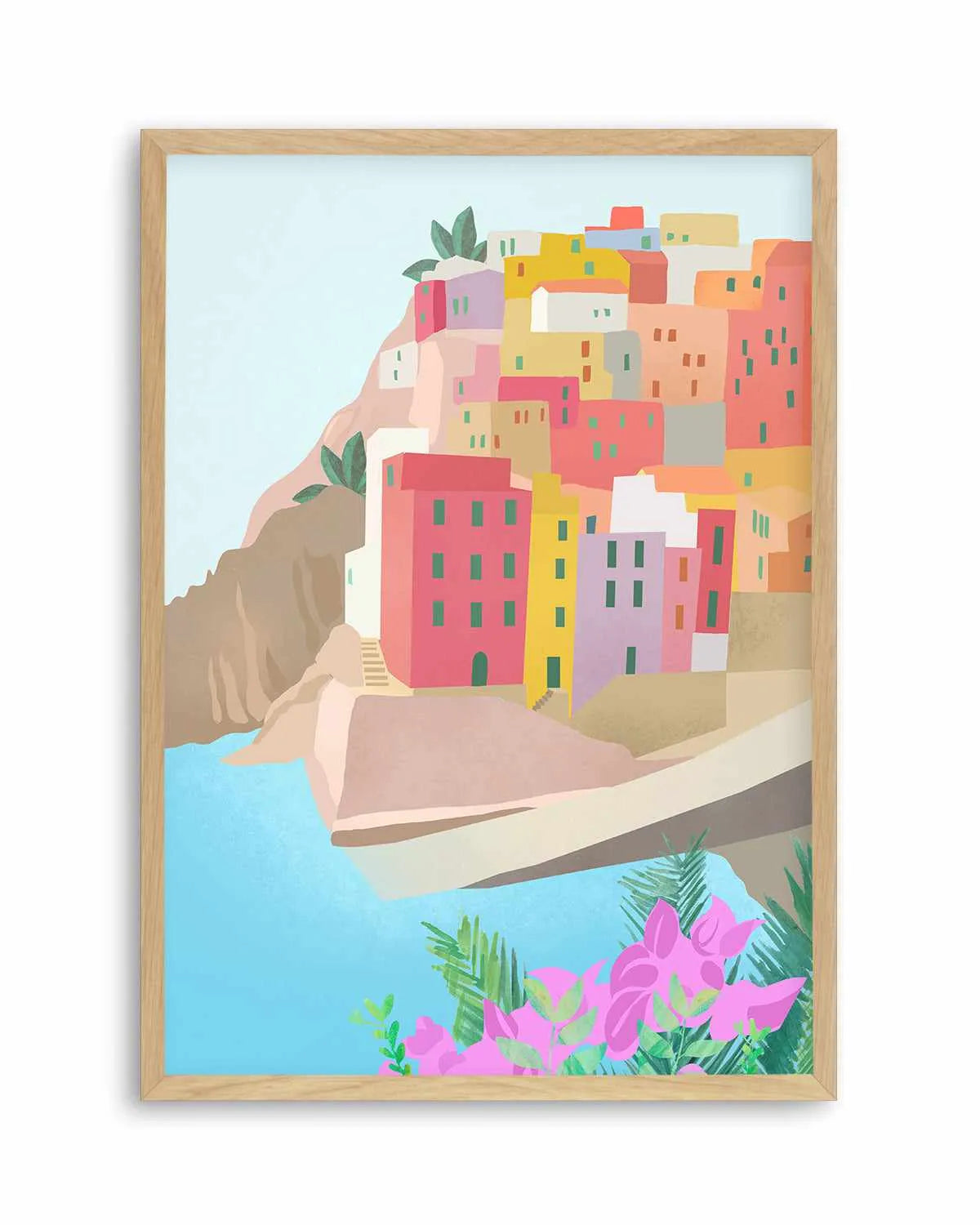 Cinque Terre, Italy I by Petra Lizde Art Print from Olive et Oriel where you can shop wallpaper and artworks online