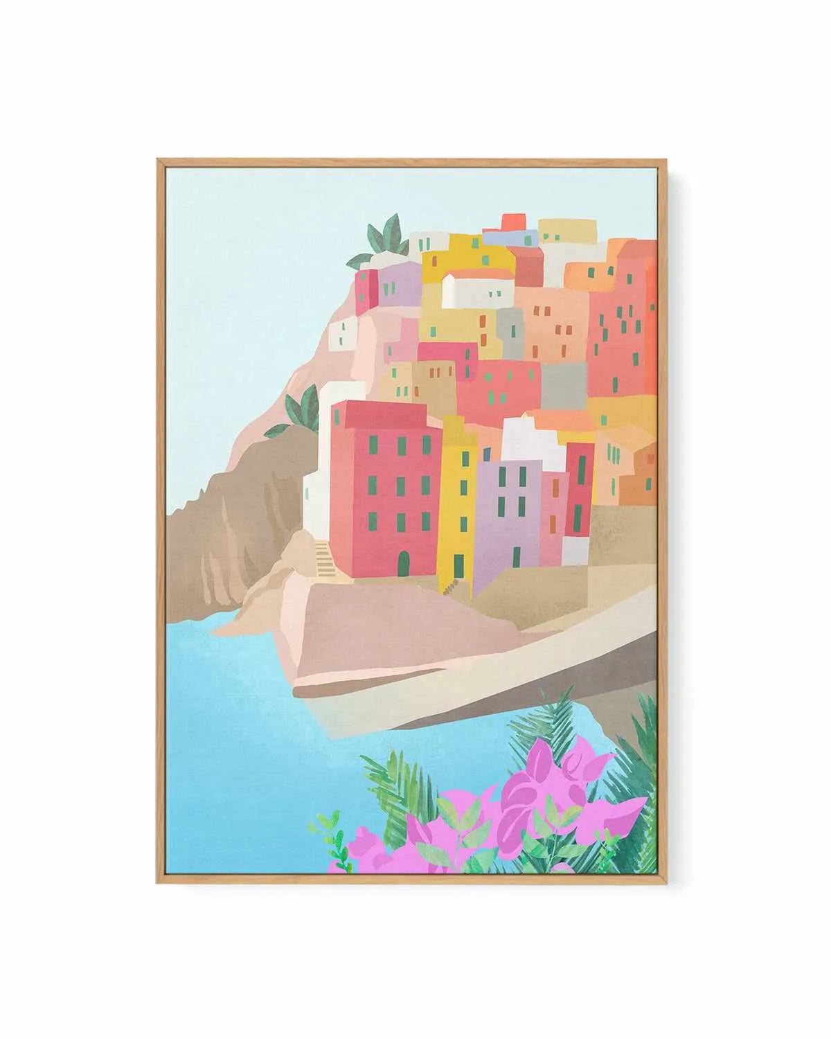 Cinque Terre, Italy I by Petra Lizde | Framed Canvas Art Print from Olive et Oriel where you can shop wallpaper and artworks online