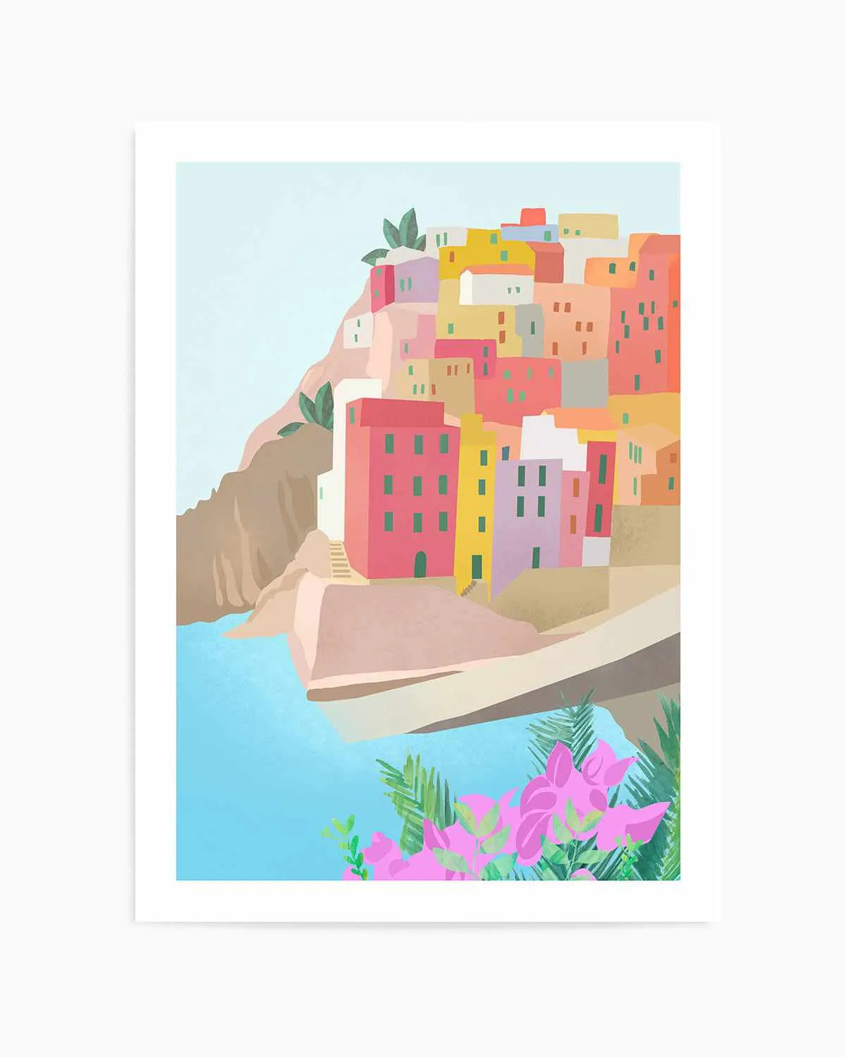 Cinque Terre, Italy I by Petra Lizde Art Print from Olive et Oriel where you can shop wallpaper and artworks online