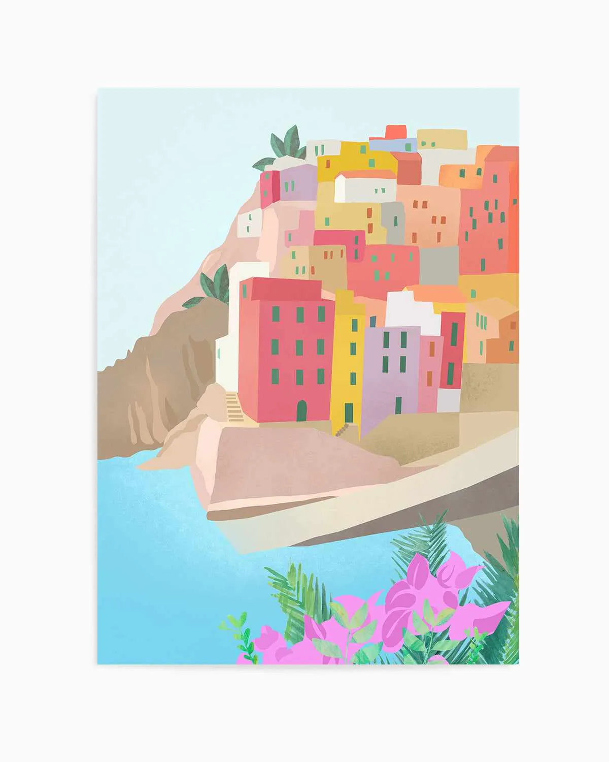 Cinque Terre, Italy I by Petra Lizde Art Print from Olive et Oriel where you can shop wallpaper and artworks online
