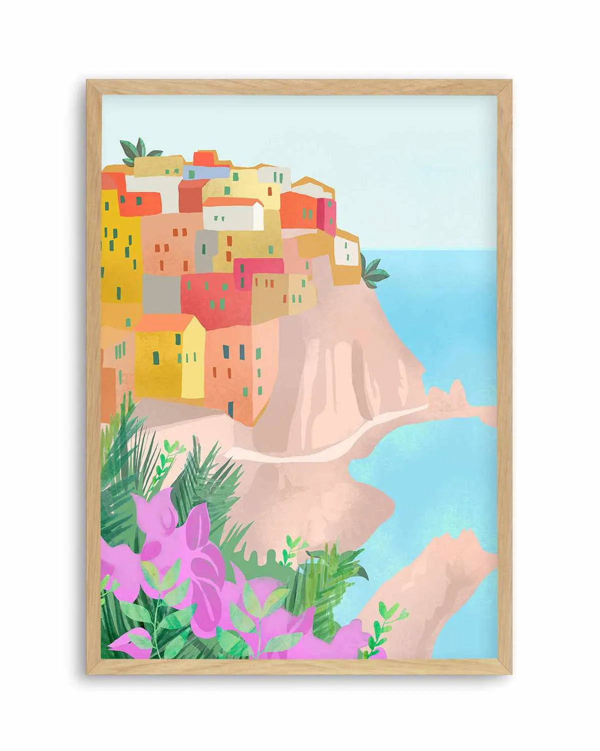 Cinque Terre, Italy II by Petra Lizde Art Print from Olive et Oriel where you can shop wallpaper and artworks online