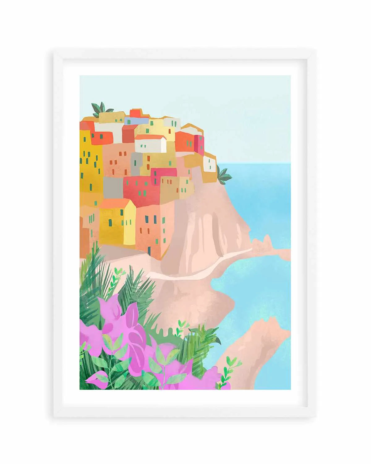 Cinque Terre, Italy II by Petra Lizde Art Print from Olive et Oriel where you can shop wallpaper and artworks online