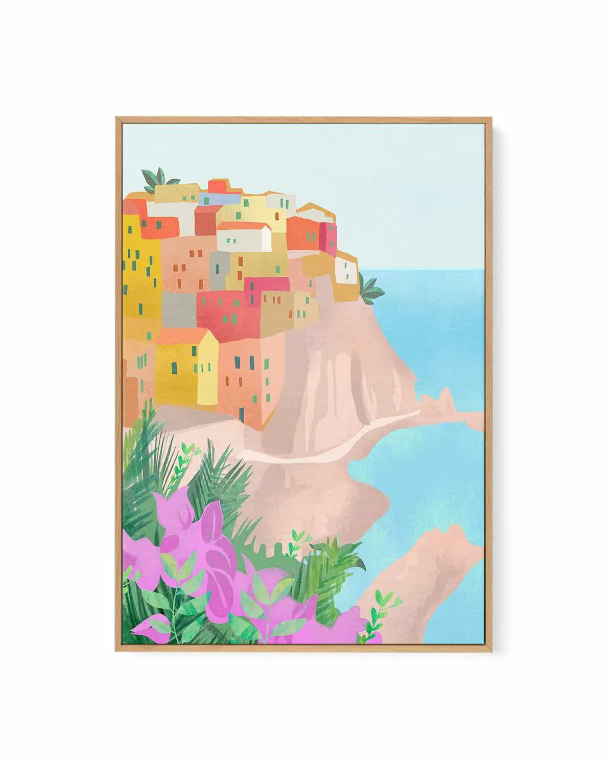 Cinque Terre, Italy II by Petra Lizde | Framed Canvas Art Print from Olive et Oriel where you can shop wallpaper and artworks online