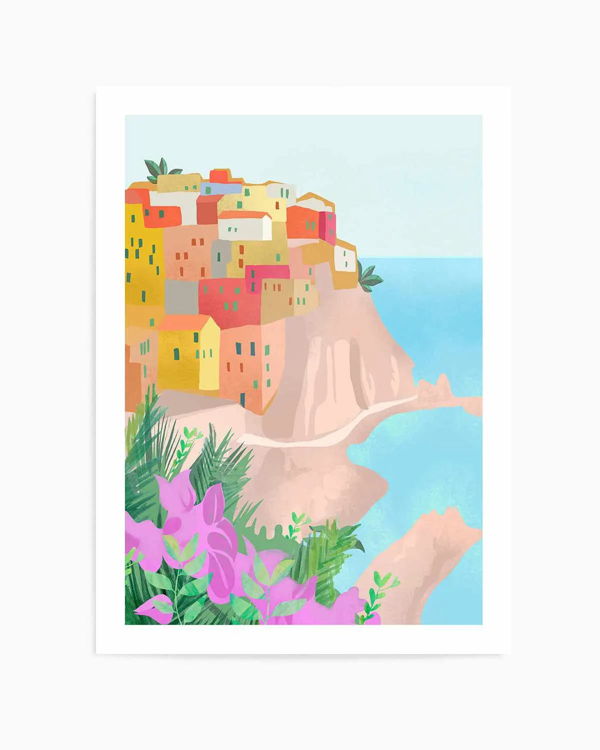 Cinque Terre, Italy II by Petra Lizde Art Print from Olive et Oriel where you can shop wallpaper and artworks online