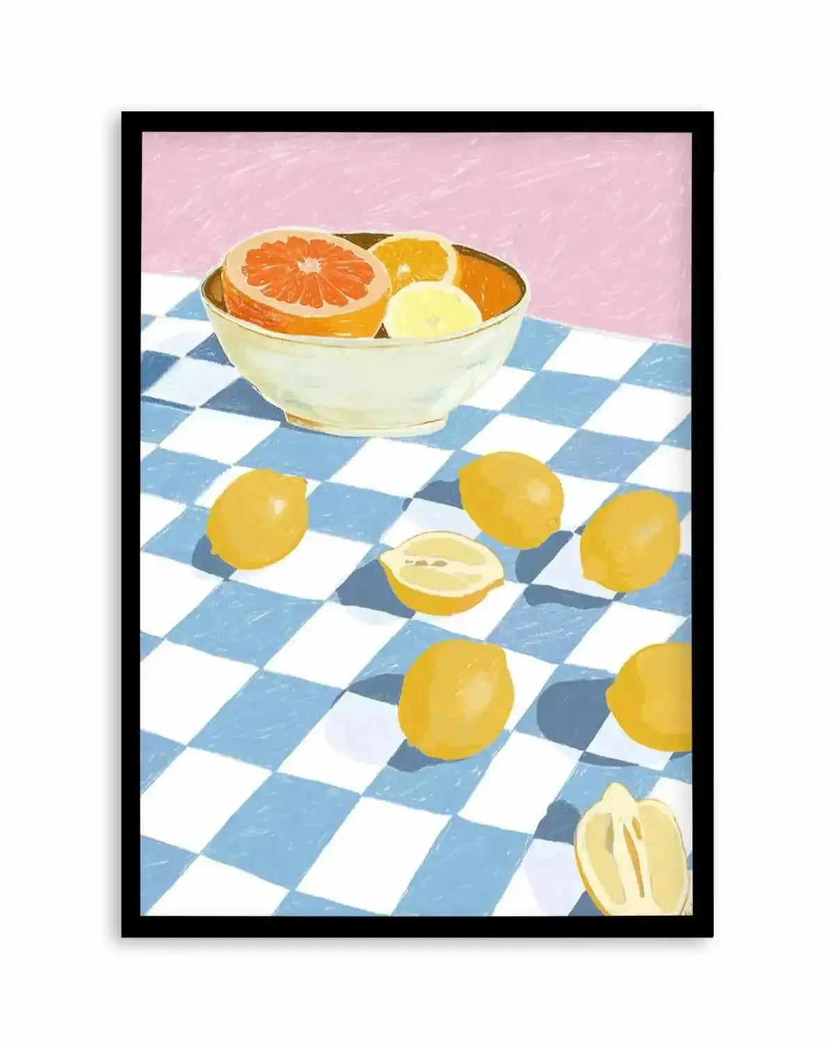 Ciotola Di Limone by Jenny Liz Rome Art Print from Olive et Oriel where you can shop wallpaper and artworks online