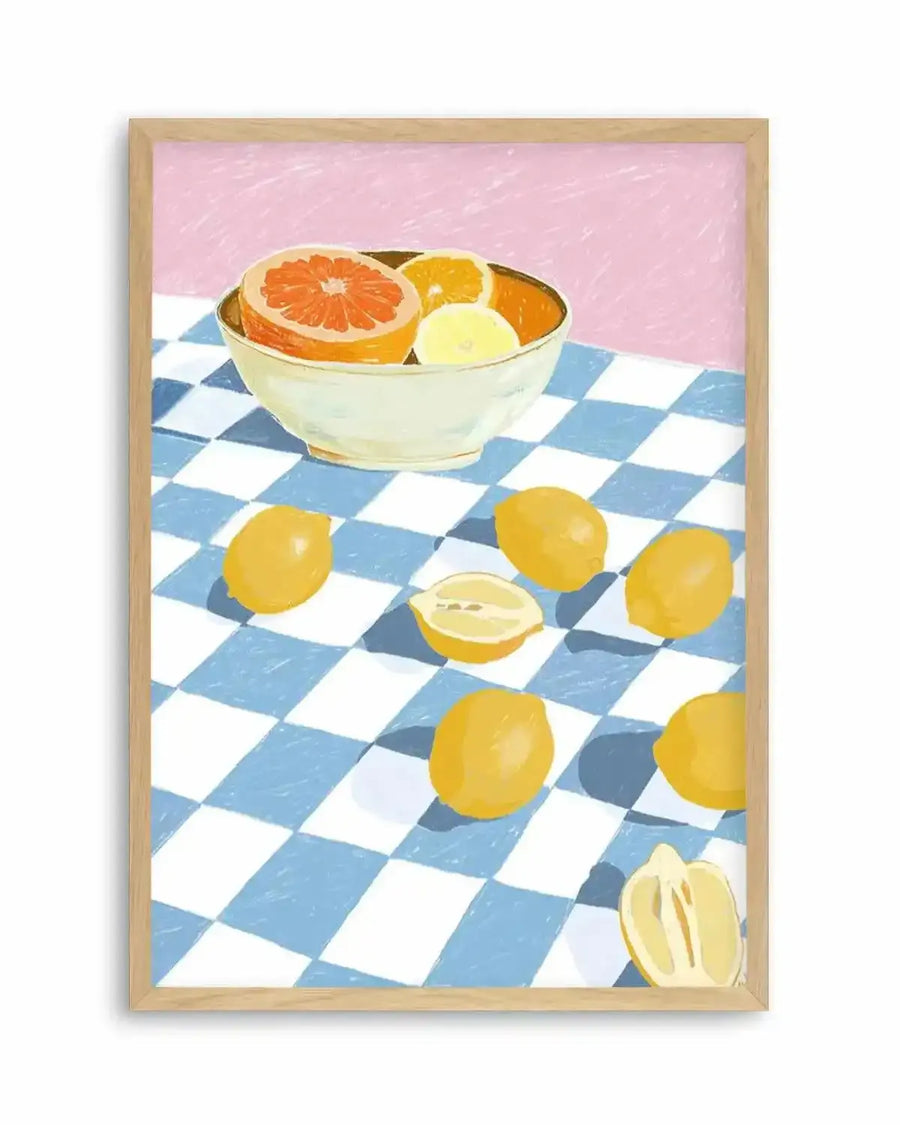 Ciotola Di Limone by Jenny Liz Rome Art Print from Olive et Oriel where you can shop wallpaper and artworks online