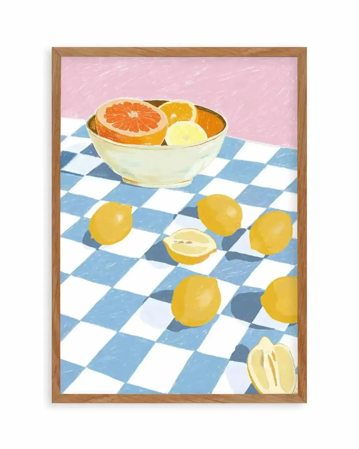 Ciotola Di Limone by Jenny Liz Rome Art Print from Olive et Oriel where you can shop wallpaper and artworks online