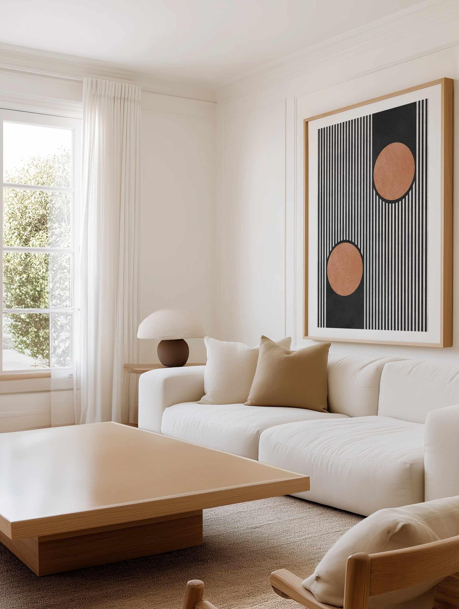 Circles On Black Background 2 by Vitor Costa | Art Print from Olive et Oriel where you can shop wallpaper and artworks online