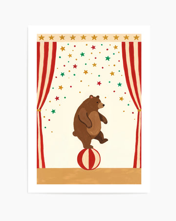 Circus Bear | Art Print