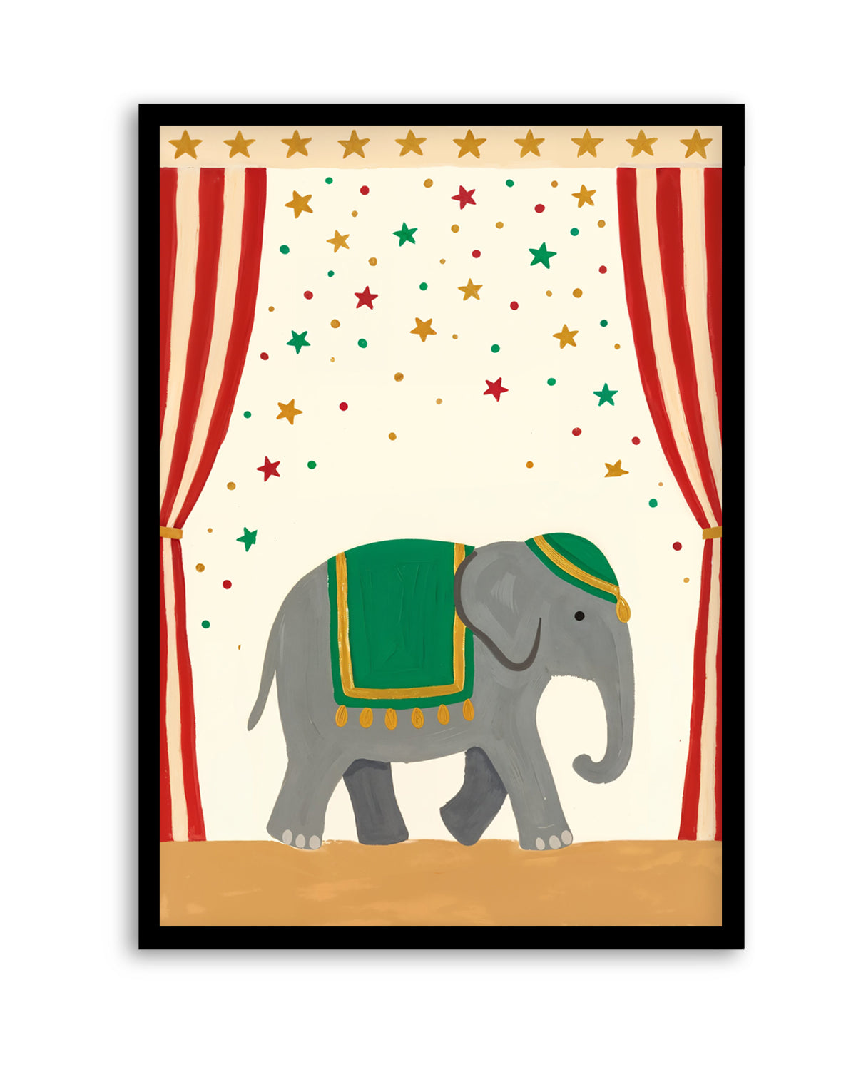 Circus Elephant | Art Print