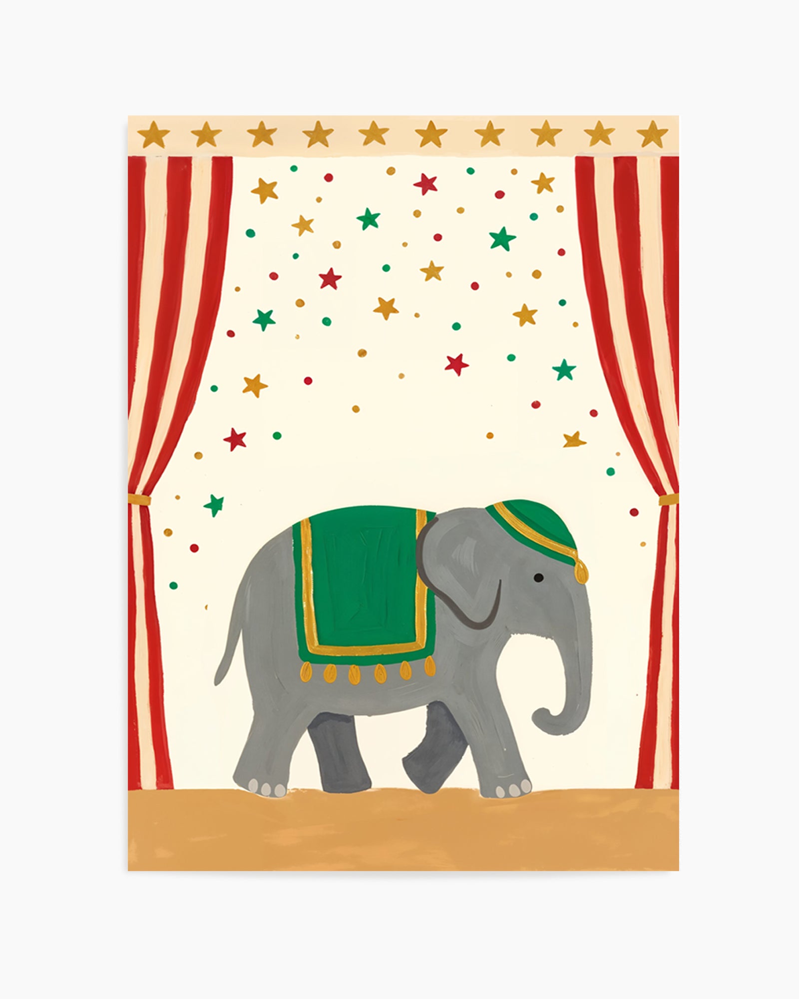 Circus Elephant | Art Print