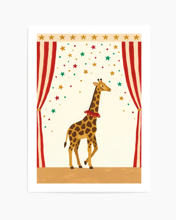 Circus Giraffe | Art Print