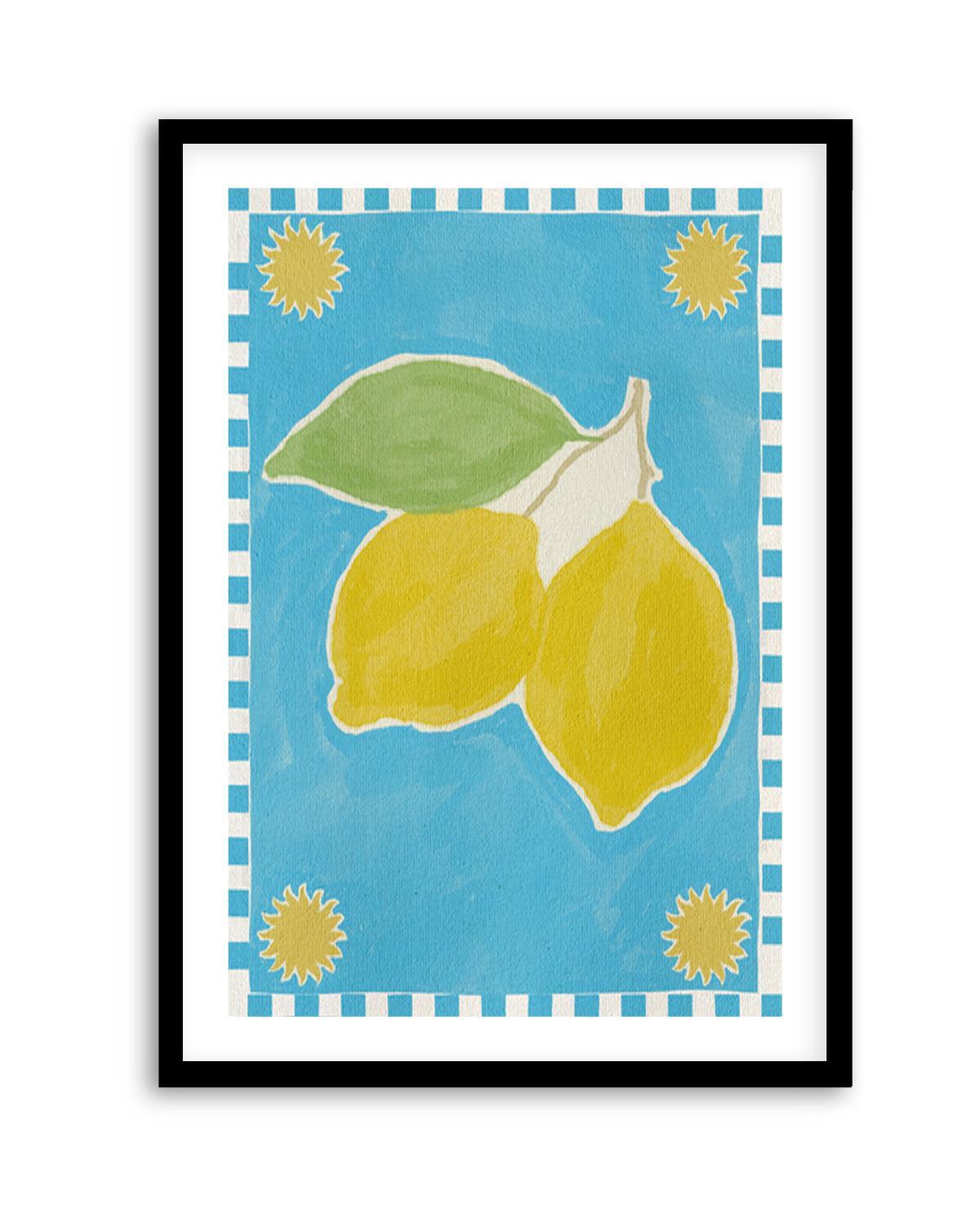 Citrus Delight by Shatha Al Dafai | Art Print from Olive et Oriel where you can shop wallpaper and artworks online