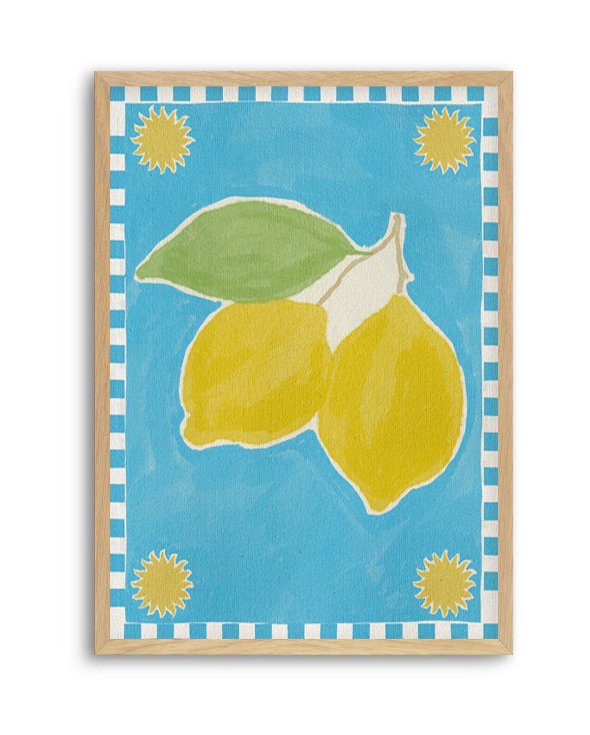 Citrus Delight by Shatha Al Dafai | Art Print from Olive et Oriel where you can shop wallpaper and artworks online