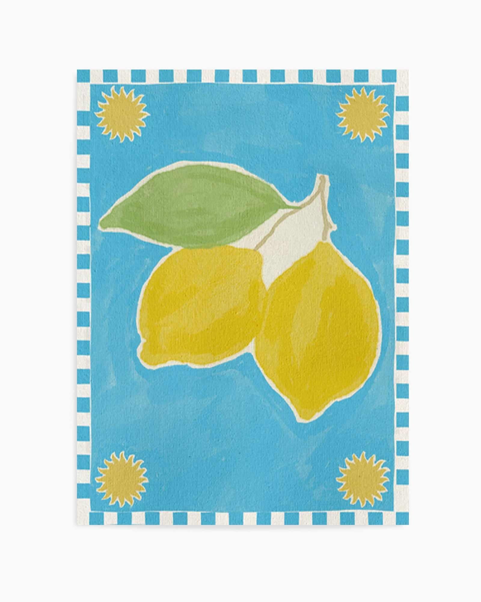 Citrus Delight by Shatha Al Dafai | Art Print from Olive et Oriel where you can shop wallpaper and artworks online