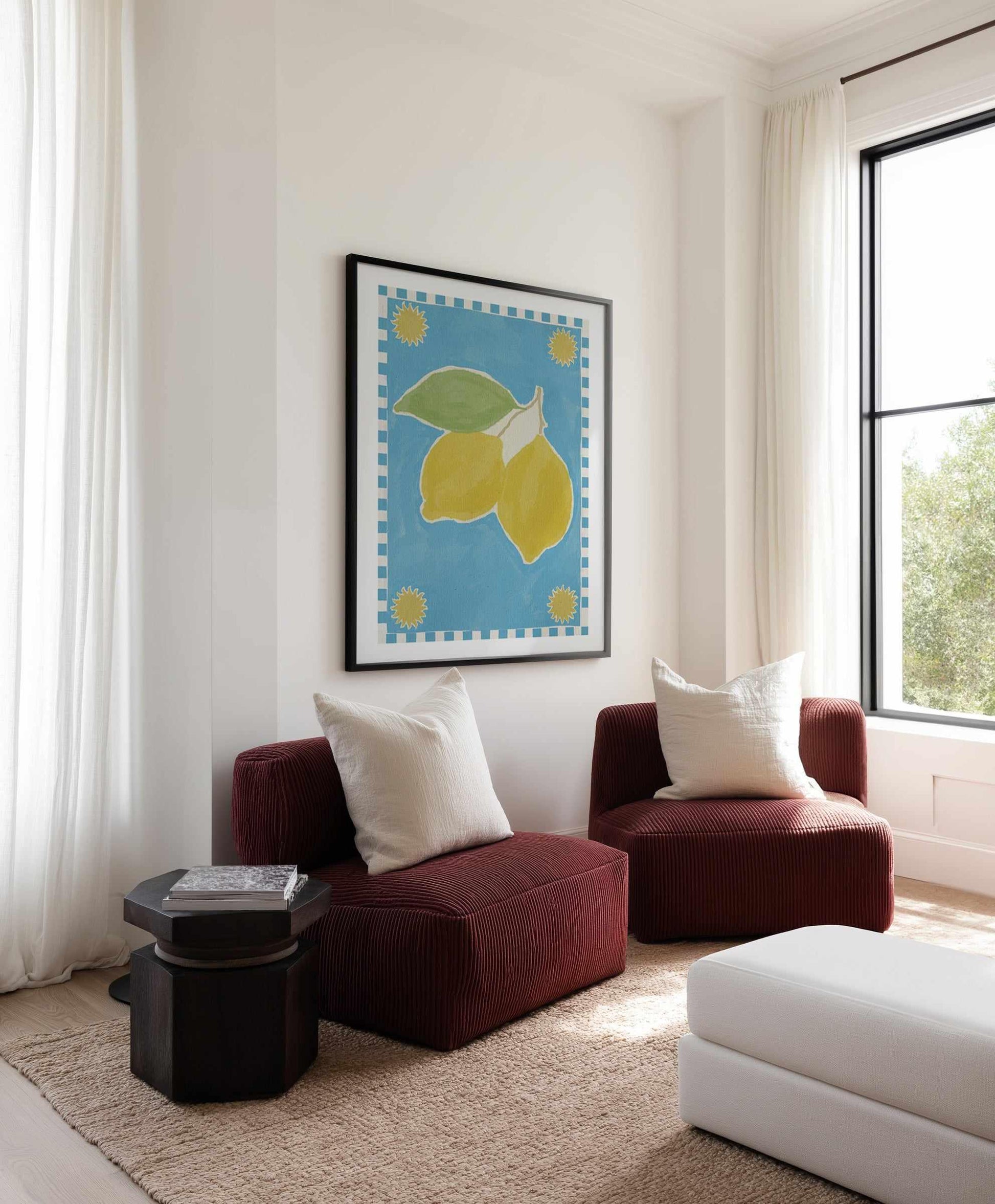 Citrus Delight by Shatha Al Dafai | Art Print from Olive et Oriel where you can shop wallpaper and artworks online