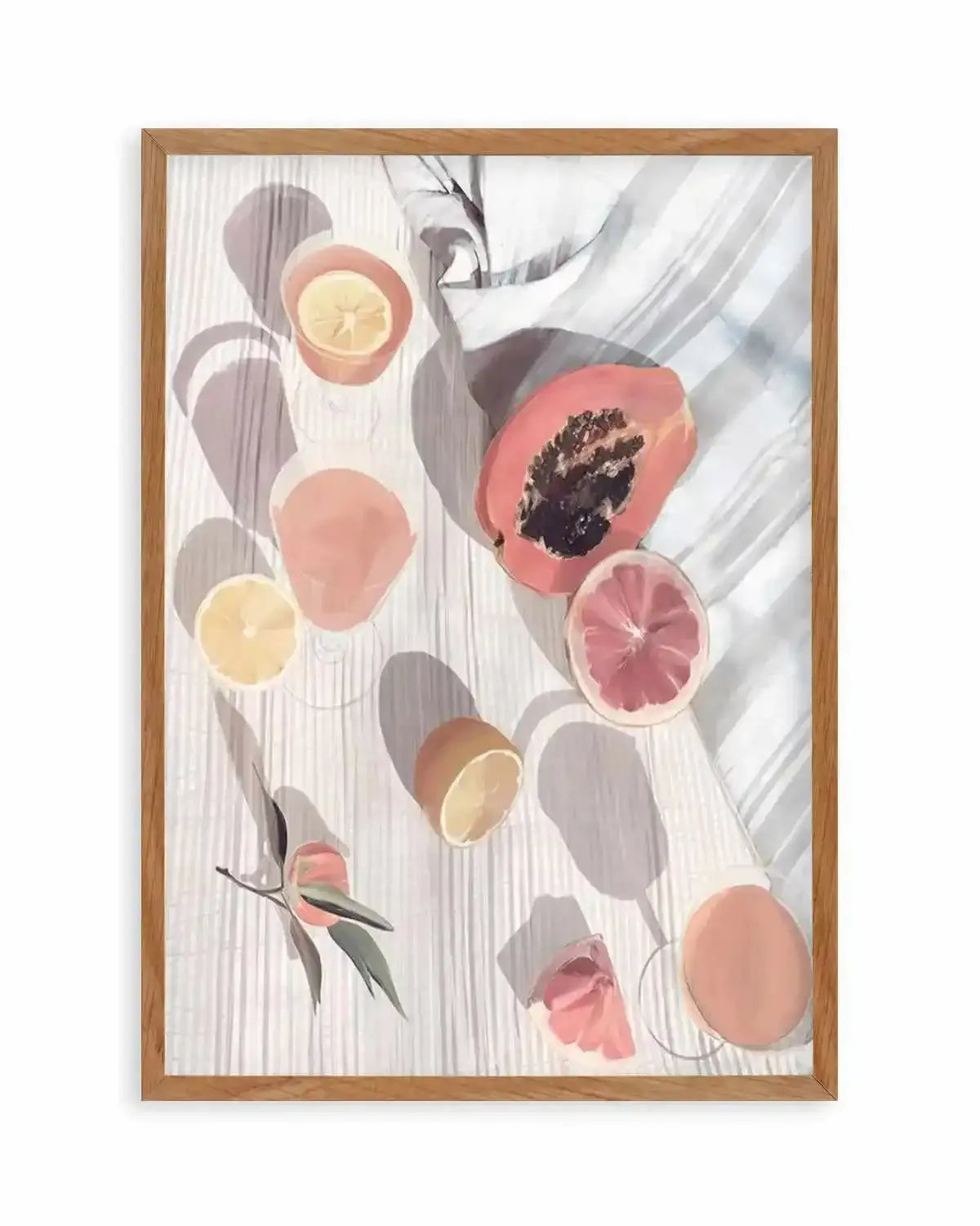 Citrus Still Life Art Print from Olive et Oriel where you can shop wallpaper and artworks online