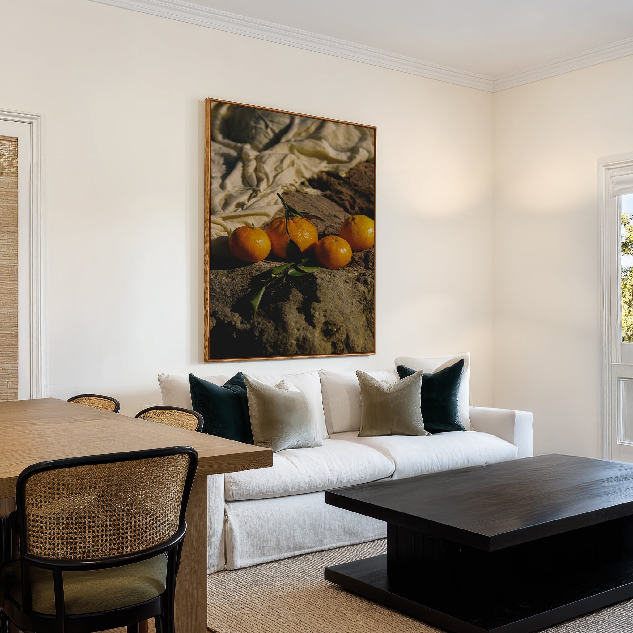 Citrus Sun by Carson Grzegorczyk | Framed Canvas Art Print