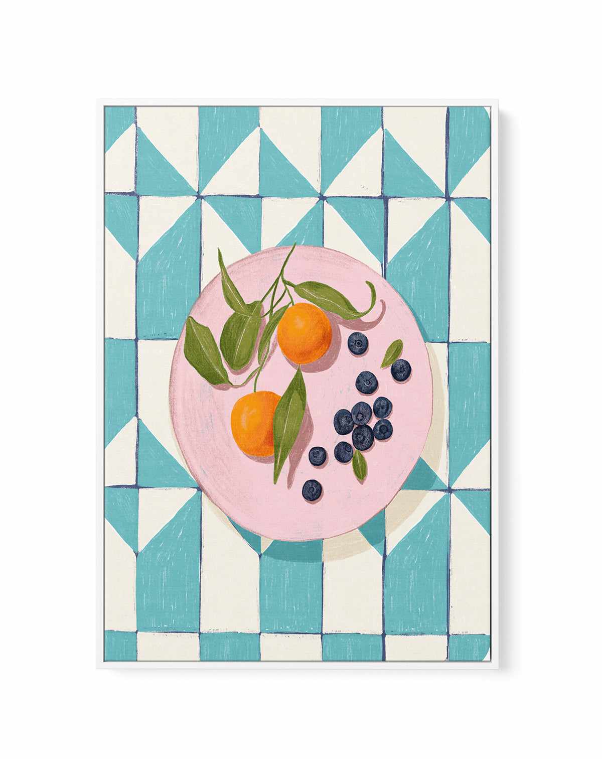 Citrus and Berries by Jenny Liz Rome | Framed Canvas Art Print