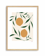 Citrus on Beige by Anna Morner Art Print