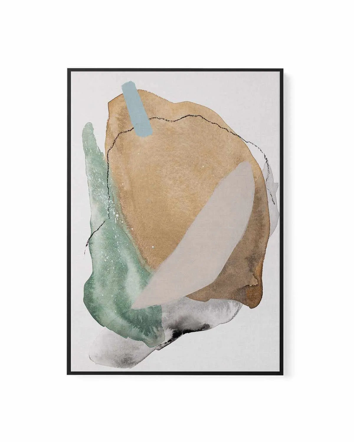 City Beach by Katharina Daneke | Framed Canvas Art Print from Olive et Oriel where you can shop wallpaper and artworks online