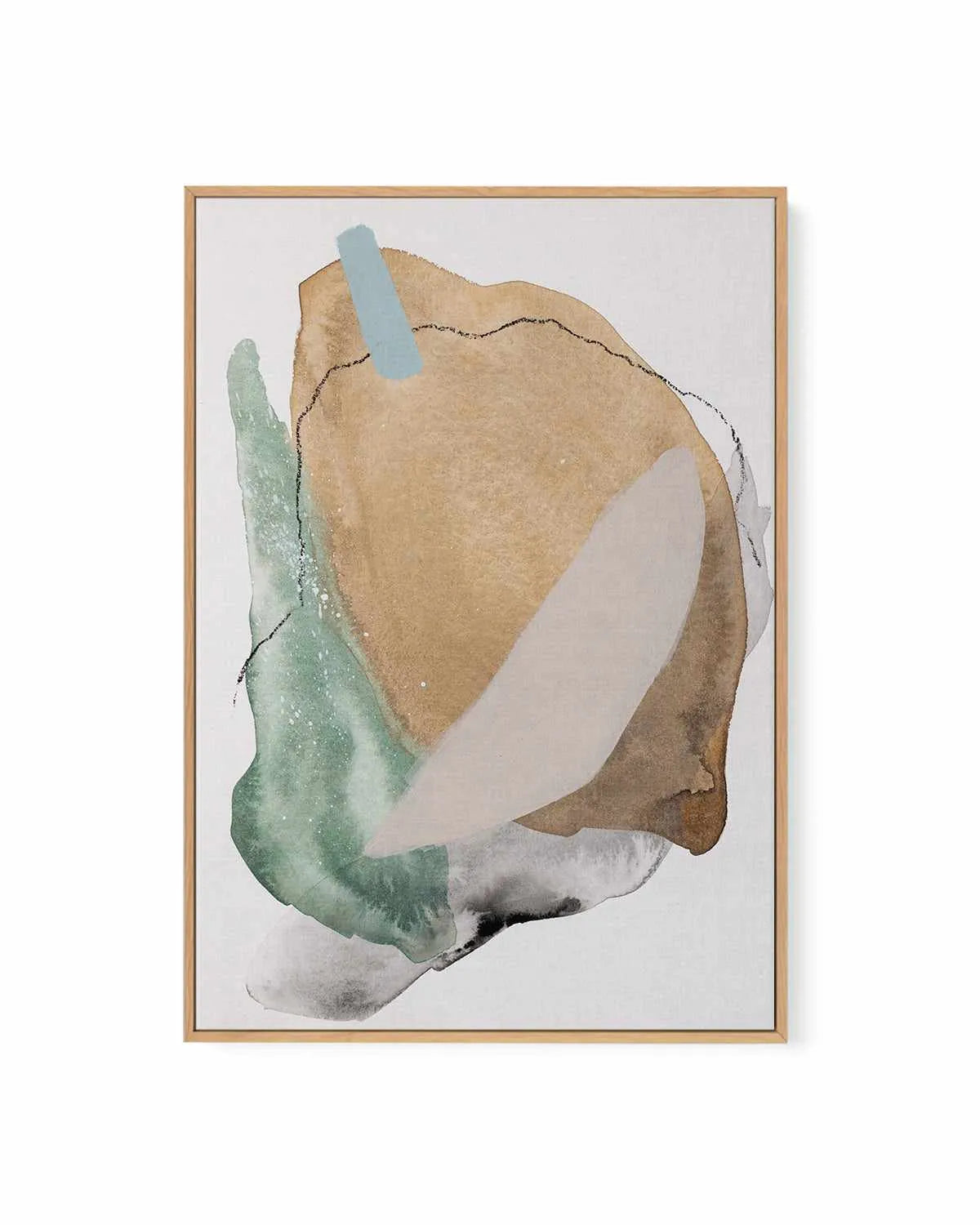 City Beach by Katharina Daneke | Framed Canvas Art Print from Olive et Oriel where you can shop wallpaper and artworks online