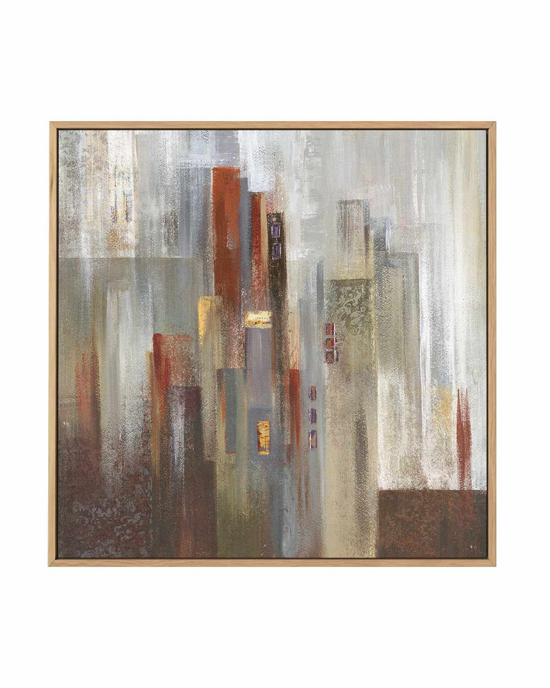 City Horizon | Framed Canvas Art Print