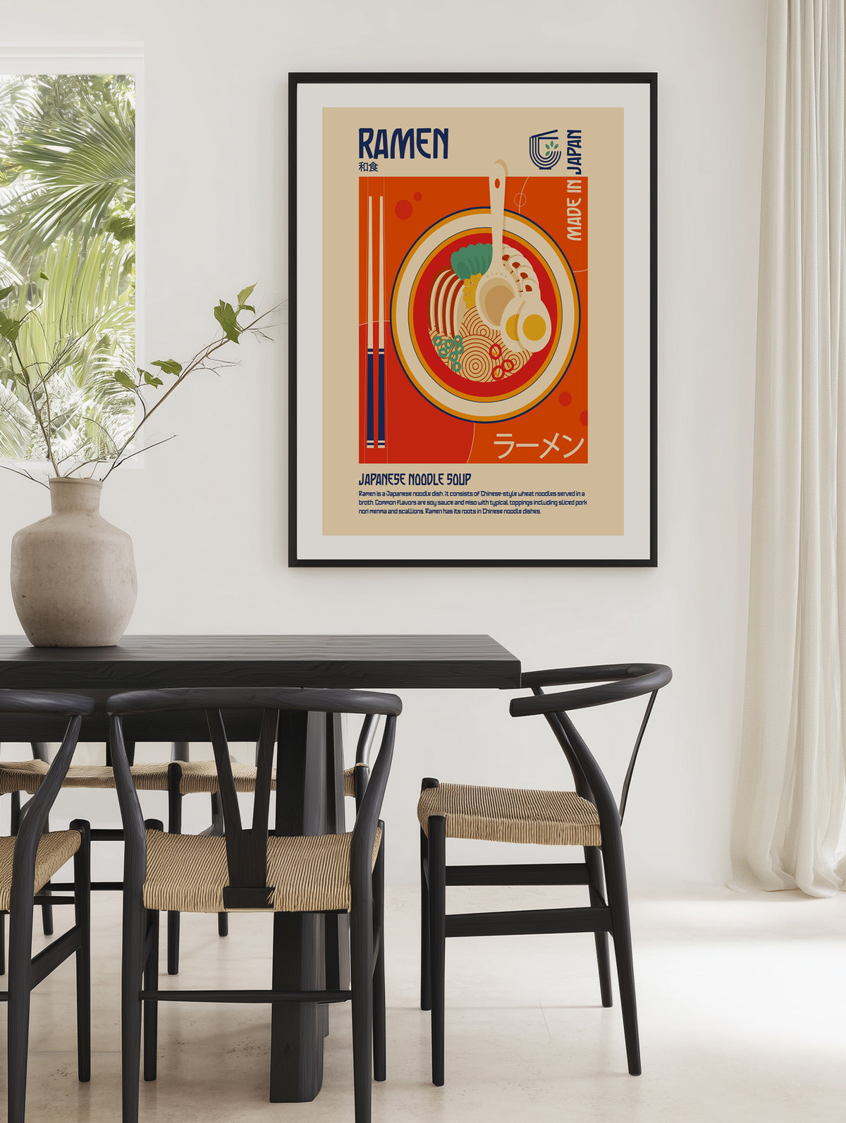 Classic Japanese Ramen by Retrodome | Art Print