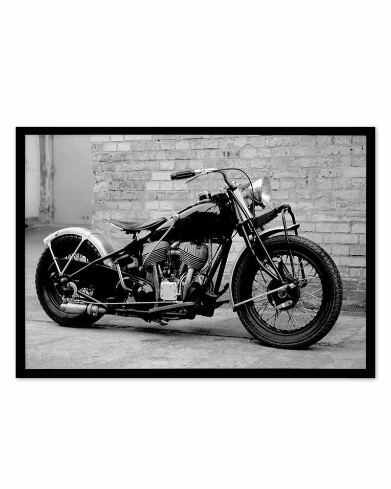 Classic Motorcycle Art Print