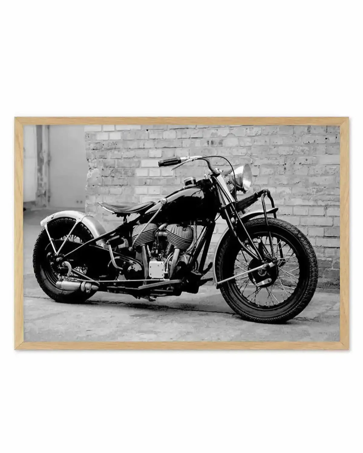 Classic Motorcycle Art Print from Olive et Oriel where you can shop wallpaper and artworks online