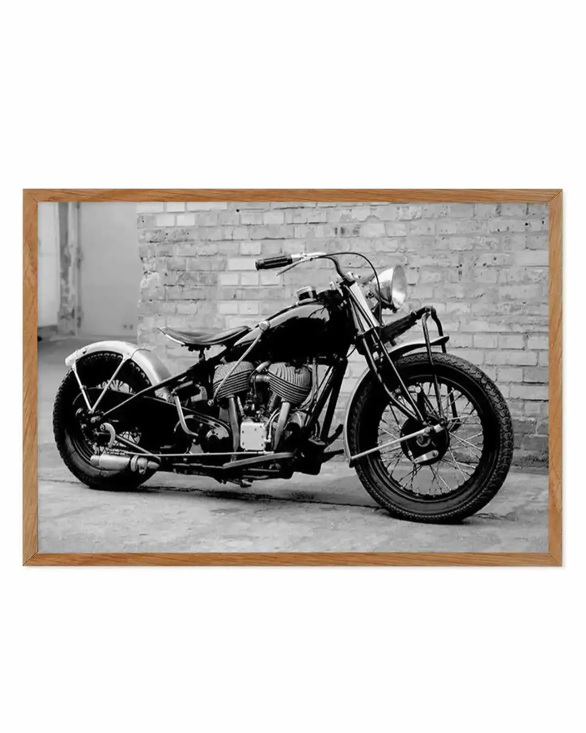 Classic Motorcycle Art Print from Olive et Oriel where you can shop wallpaper and artworks online